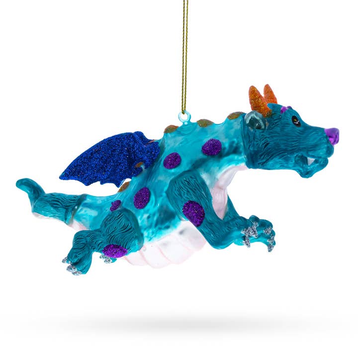 BestPysanky - Wholesale Ornament - Majestic Flying Dragon Glass Ornament