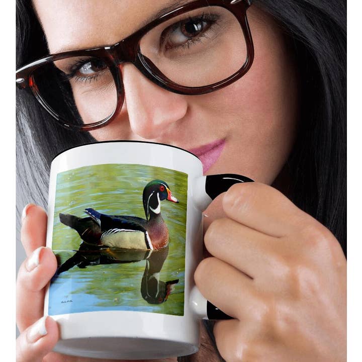 3dRose - Vendita all'ingrosso Tazza - 3dRose, Riflessioni di Anatra Mandarina - Fotografia, Tazza