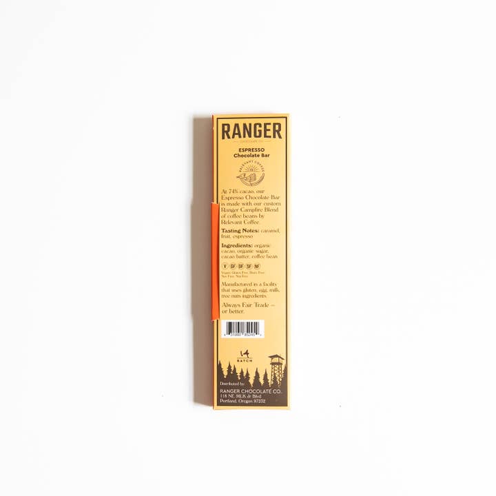 Ranger Chocolate Co. - Wholesale Chocolate Bar - Espresso Chocolate Bar