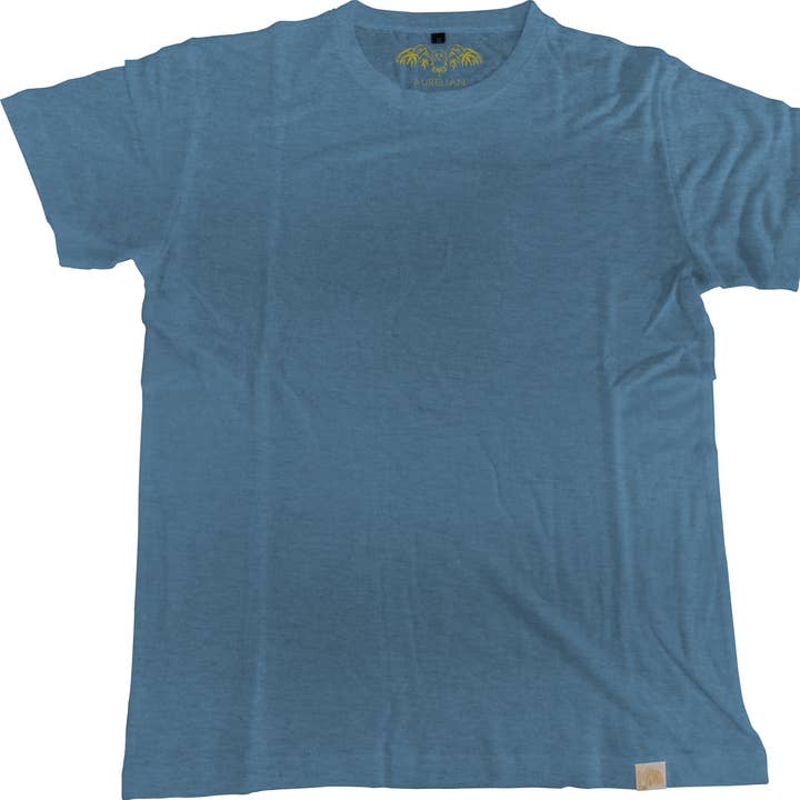 Aurelian Hemp - Wholesale T-Shirt - Unisex - Bluegrass Hemp T-Shirt | 55% hemp, 45% organic cotton