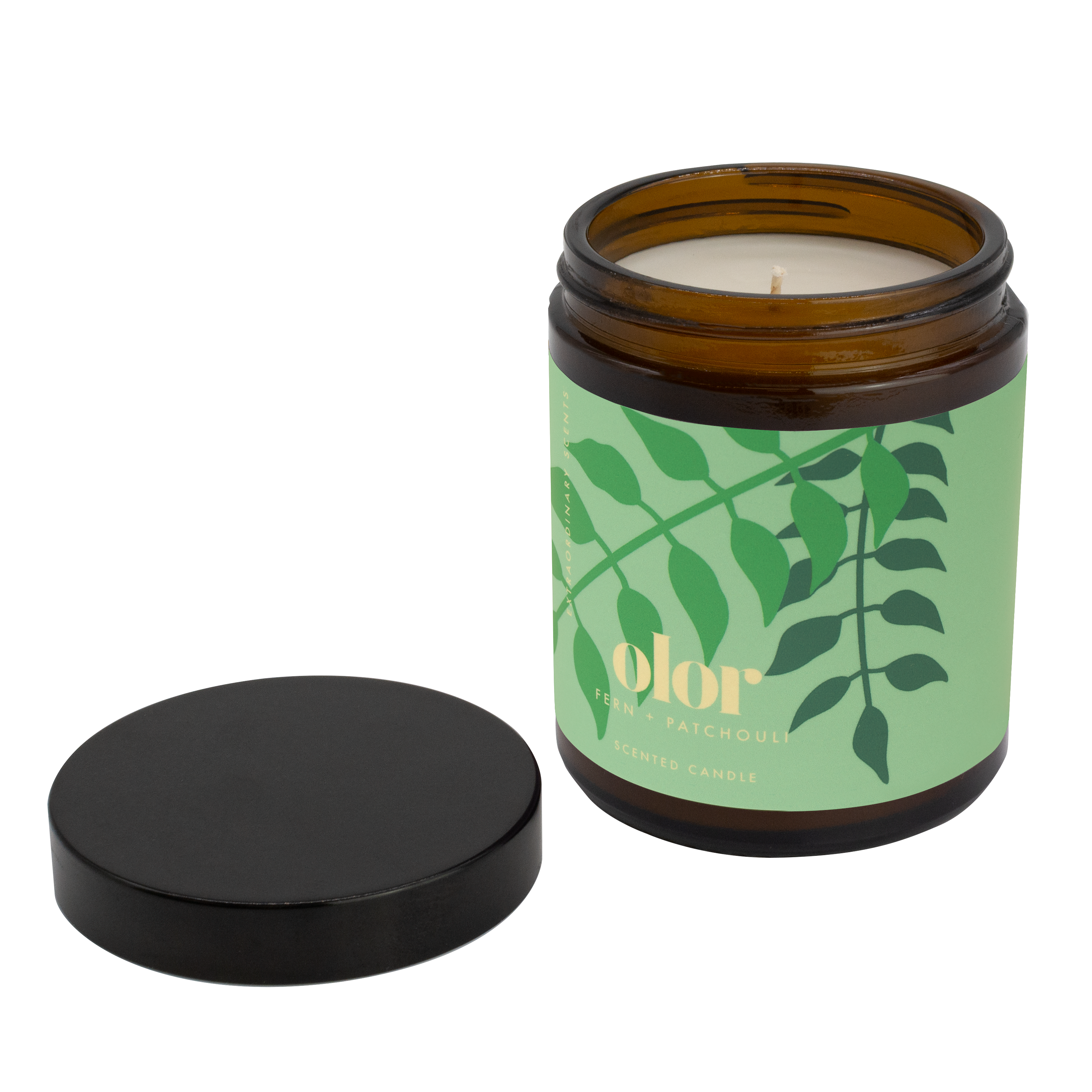 OLOR - Wholesale Jar/Filled Candle - Fern + Patchouli Jar Candle2