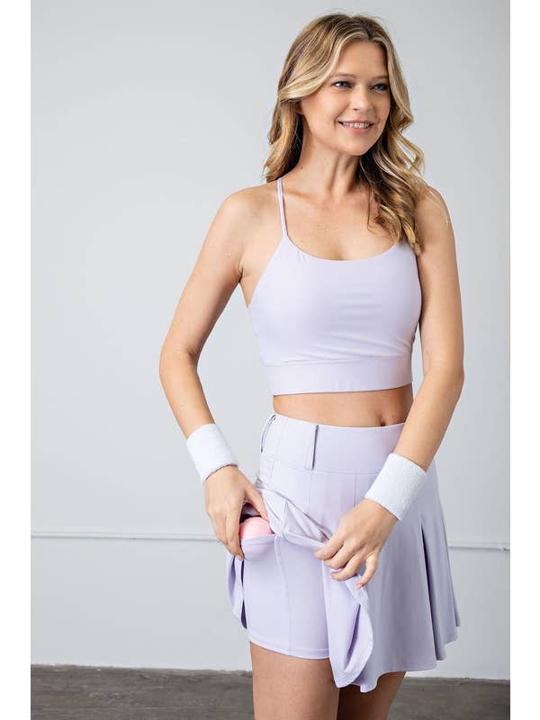 Sunday Morning - Wholesale Skort – Women's - S157037 Butter Soft Pleat Golf Skort11