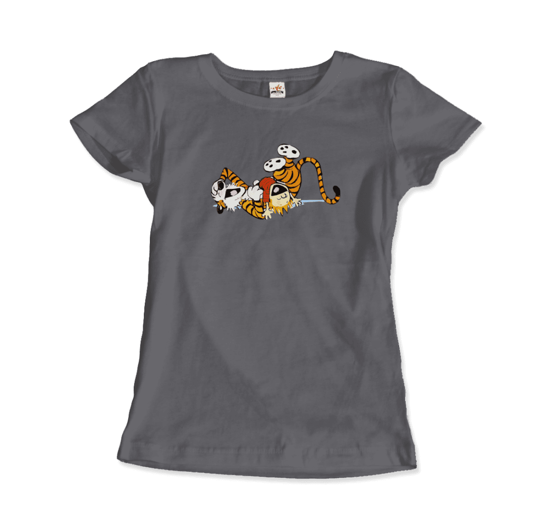 Art-O-Rama Shop - Wholesale Screen Printed T-Shirt - Unisex - Calvin and Hobbes Laughing on the Floor T-Shirt11