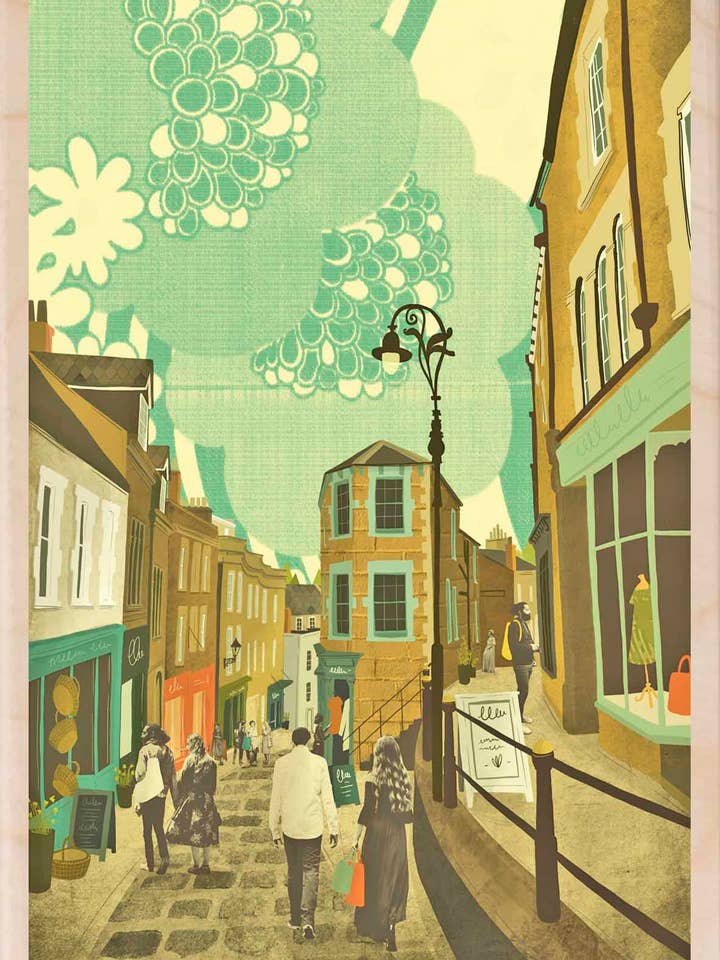 Frome, Somerset - Miljøvenlige kort og magneter for engroshandel hos THE WOODEN POSTCARD COMPANY