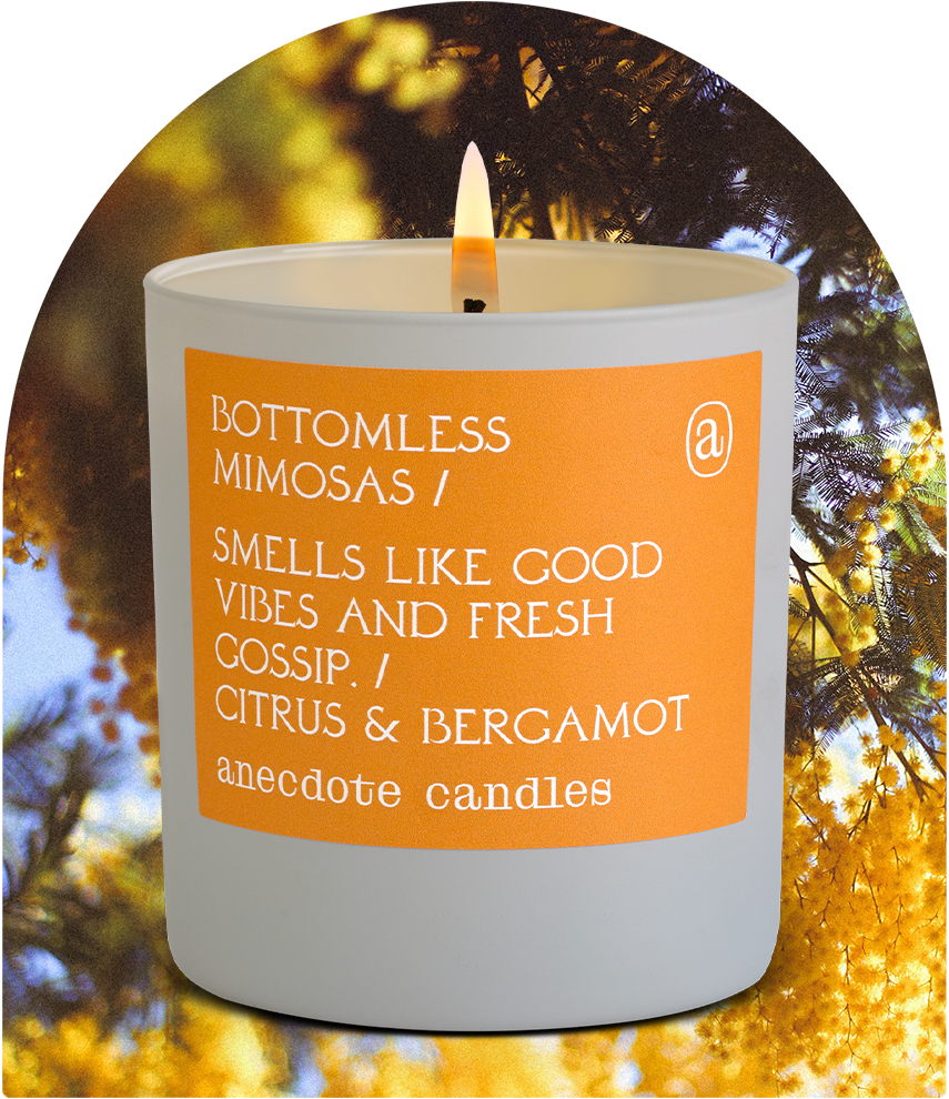 Anecdote Candles – Engroshandel Glaslys – Bottomless Mimosas (citrus og bergamot) stearinlys8