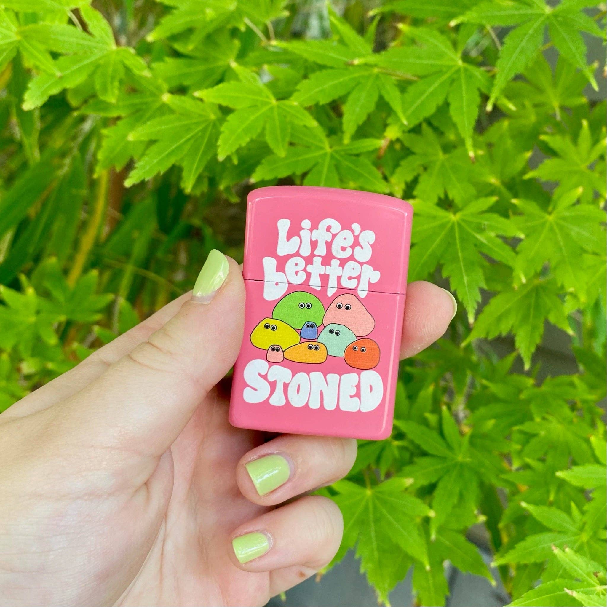 The Peach Fuzz – Engroshandel Lighter – Life's Better Stoned genopfyldelig lighter2