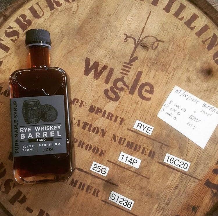 Old State Farms - Wholesale Maple Syrup - Rye Whiskey Barrel Aged Maple Syrup - 8.4oz - 250ML2