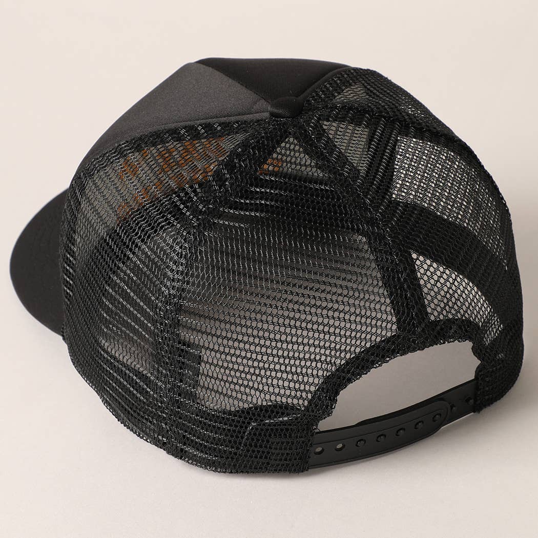 Fashion City - Vendita all'ingrosso Cappellino da camionista - Donna - Berretto da camionista ricamato Support Day Drinking3