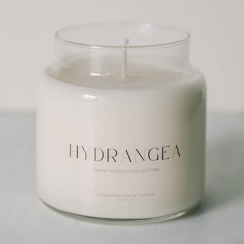 Charleston Candle Co. - Wholesale Jar/Filled Candle - Hydrangea Soy Candle | Front Porch Collection0