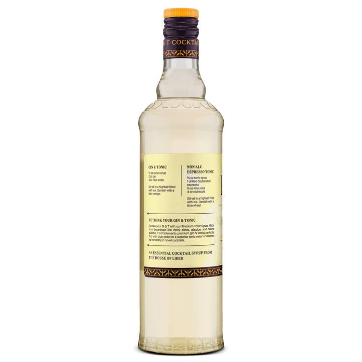 Liber & Co. - Wholesale Cocktailmix/siroop - Premium Tonic siroop