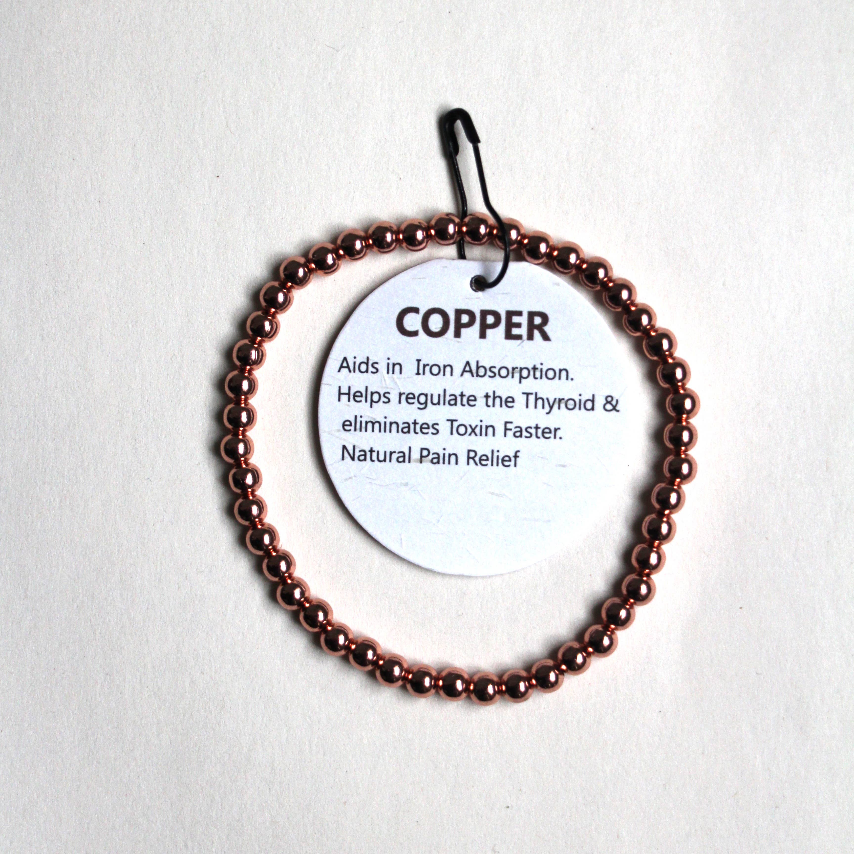 The Blue Yogi – wholesale Beaded bracelet – Genuine and solid Copper Bead Bracelet2