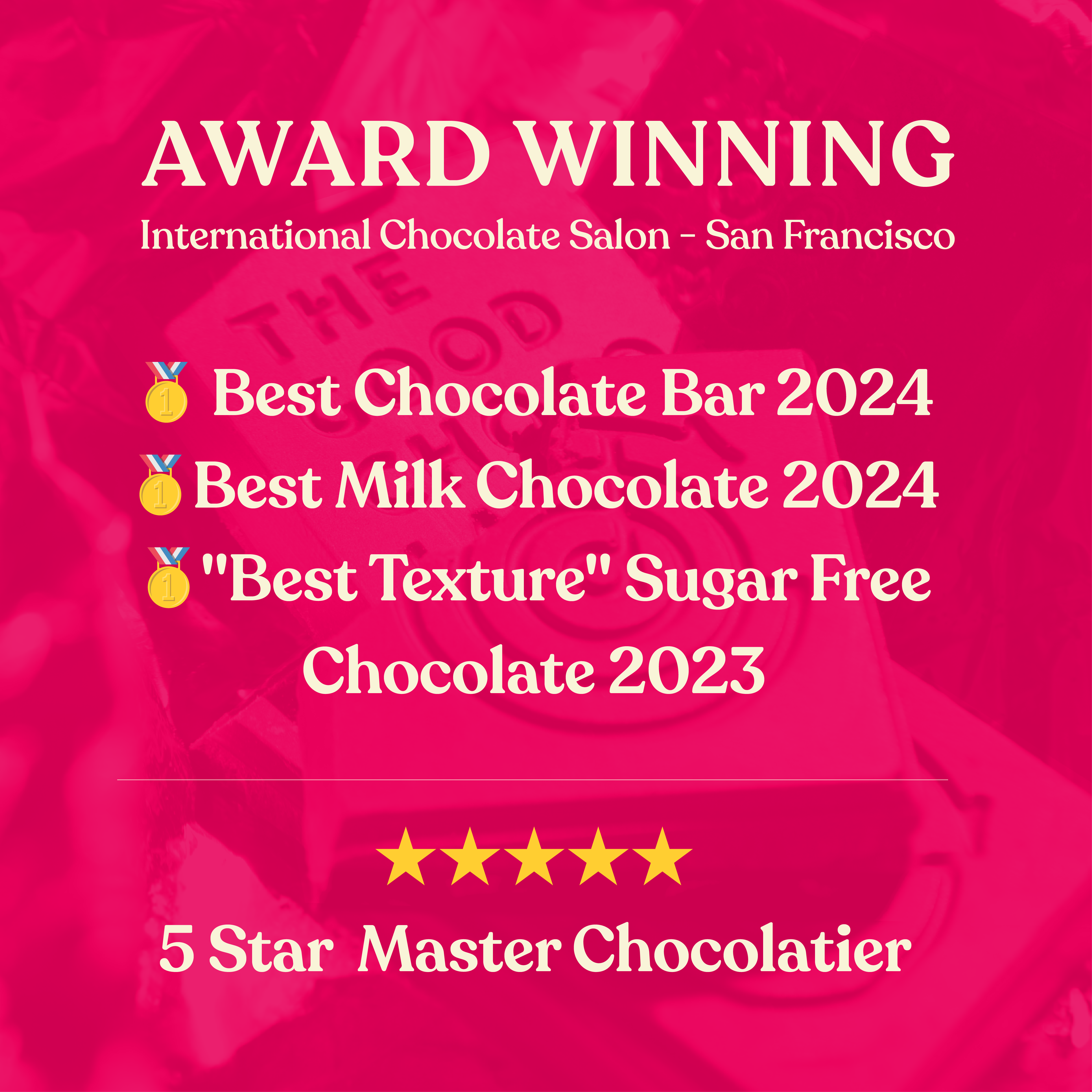 The Good Chocolate – Barra de chocolate por atacado – Barra de chocolate Himalayan & Sea Salt/2.5 oz7