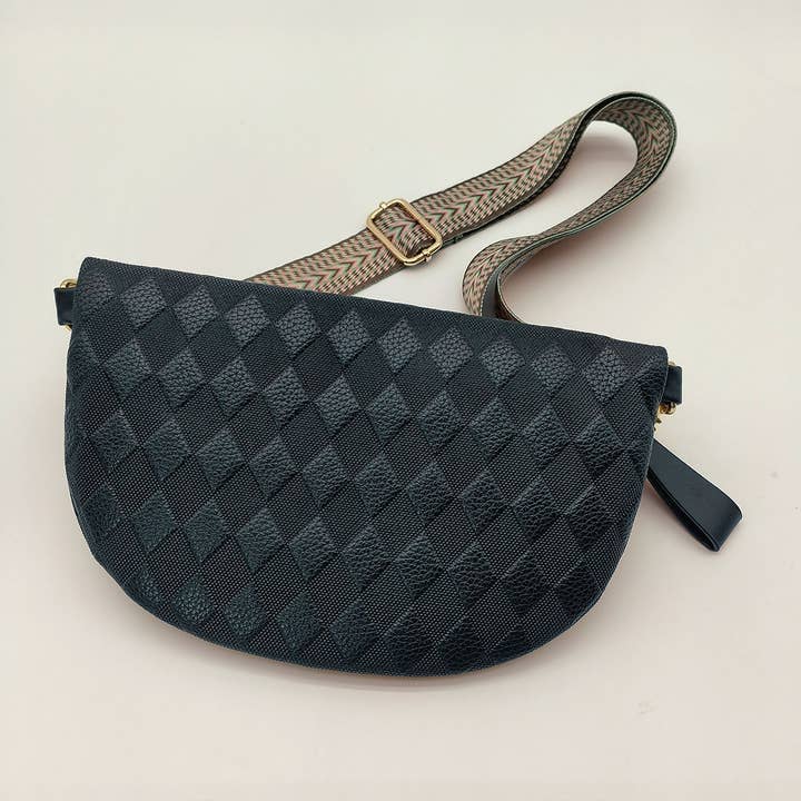 ACCITY - Wholesale Belt Bag - Women's - PYRAMID CHECK PU EVERYDAY BELT BAG,CROSSBODY BAG_CWAB0911
