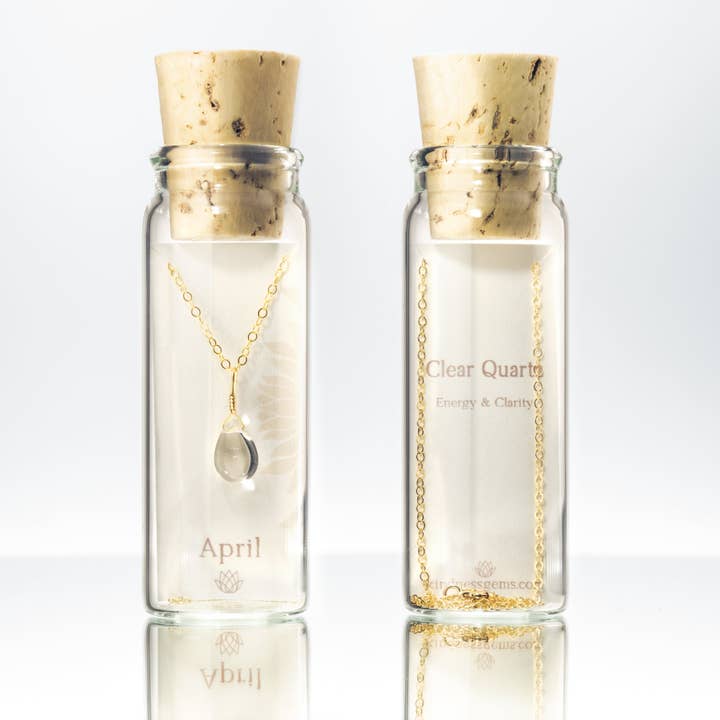 April Birthstone Necklace for wholesale by Kindness Gems