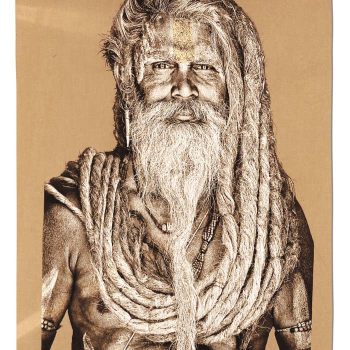 Gangadas Baba by Mario Gerth | Wallhanging | Ethnic for wholesale by FS Home Collections