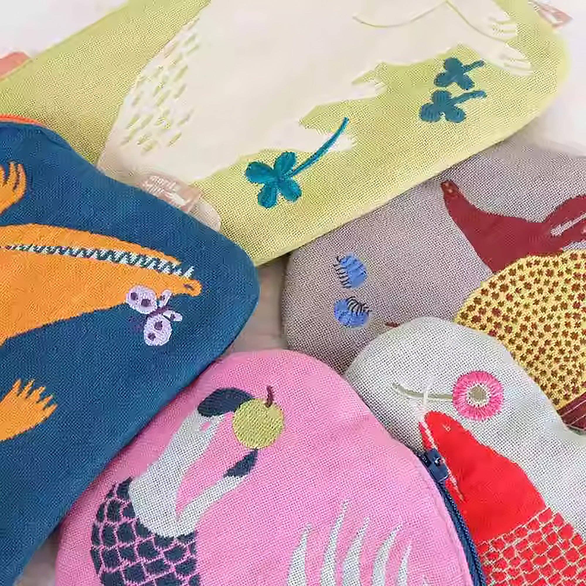 MinoCraft - Venta al por mayor Estuche para lápices - Estuche bordado japonés Morita MiW12