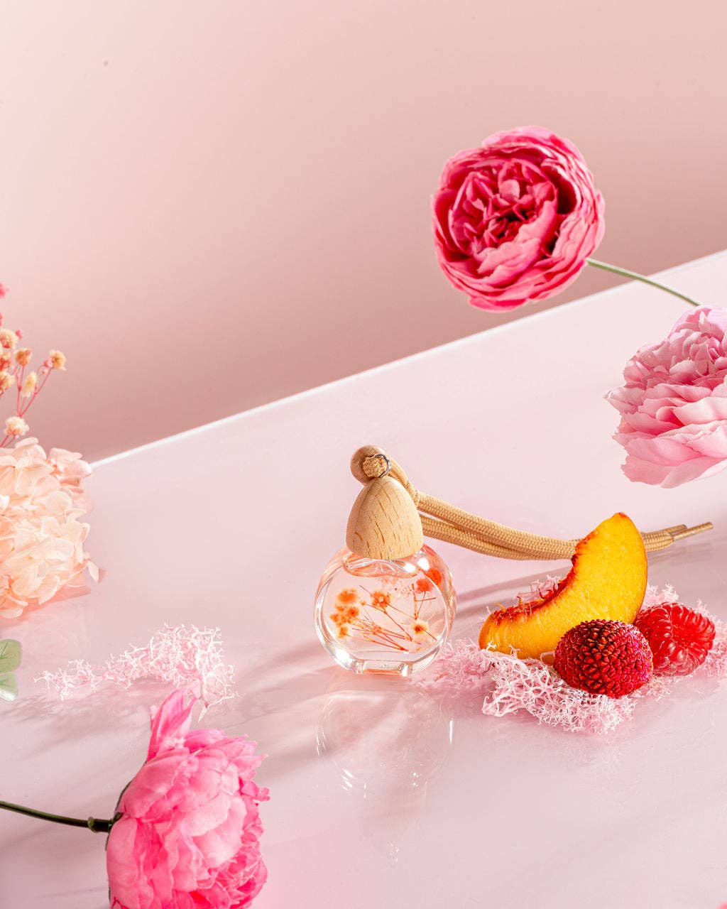 THE NATURAL EXPERIENCE - Wholesale Car Freshener - Unisex - Lychee Peony hanging diffuser – Car diffuser0