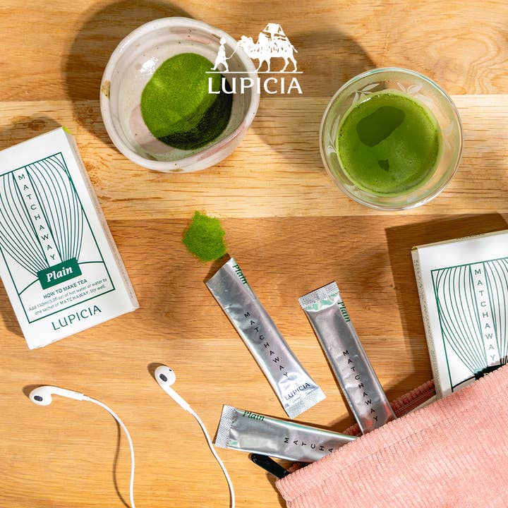 MATCHAWAY - 10 STICKS - Matcha instantané pour la vente par LUPICIA