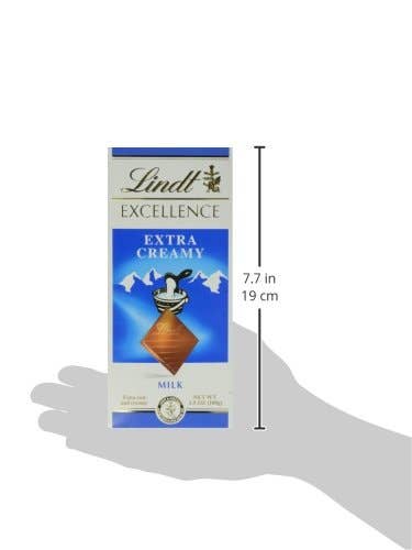 BranVx Distributors – wholesale Chocolate bar – Lindt Excellence Extra Creamy Milk Chocolate Bar 3.5  Oz6