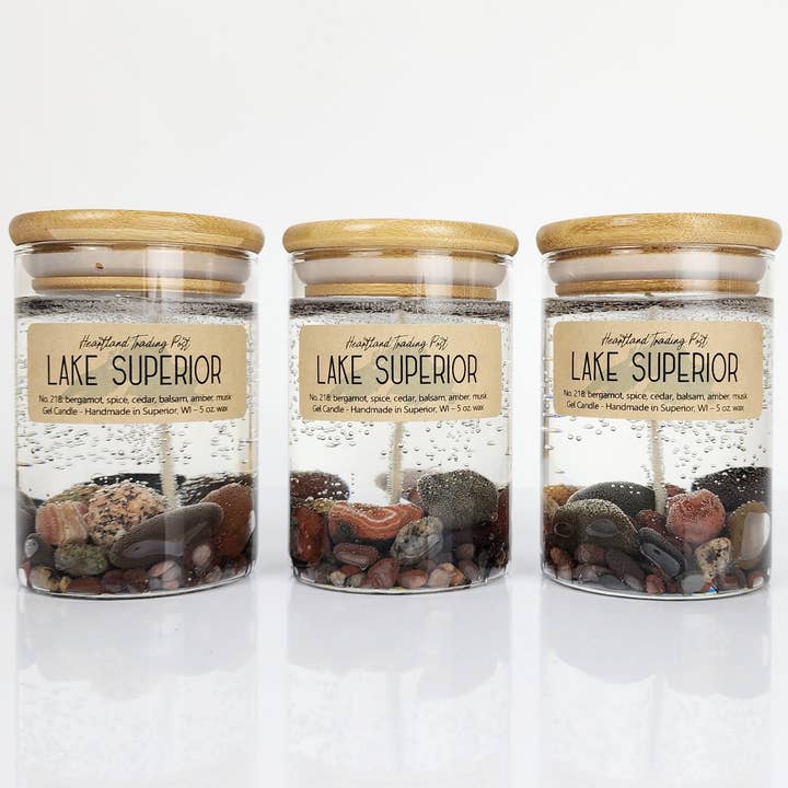 Lake Escape Candle Co. - Wholesale Jar/Filled Candle - 5 oz. "The Original" Lake Superior Gel Candle (1-Wick)