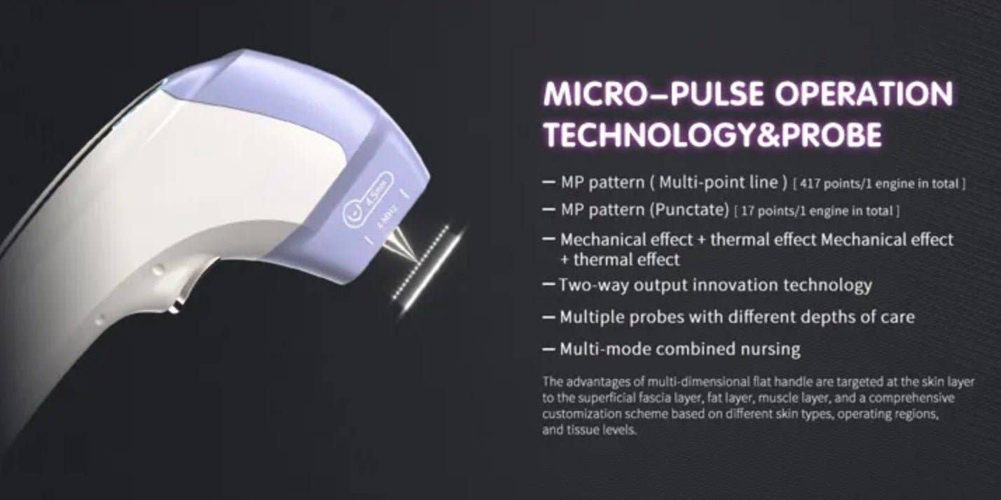 Cavitation Machines - Wholesale Electronic Skincare Device - Shape Tactics Advanced 3-Handle Dual Control 12D HIFU System9