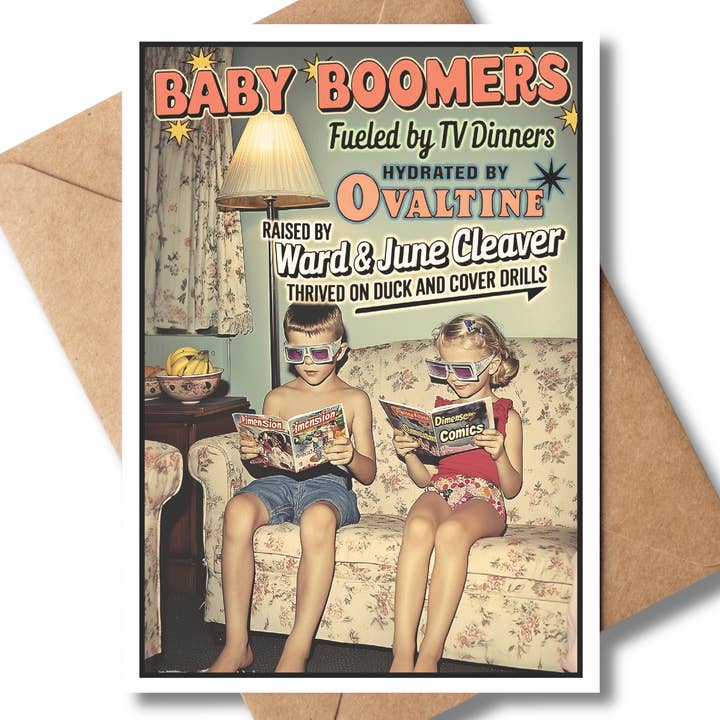 Greeting Cards by Katie Doodle & Gifts by Matchbox Card Co - Wholesale Birthday Card - Funny Birthday Cards for Him Her, Retirement Card, Boomer