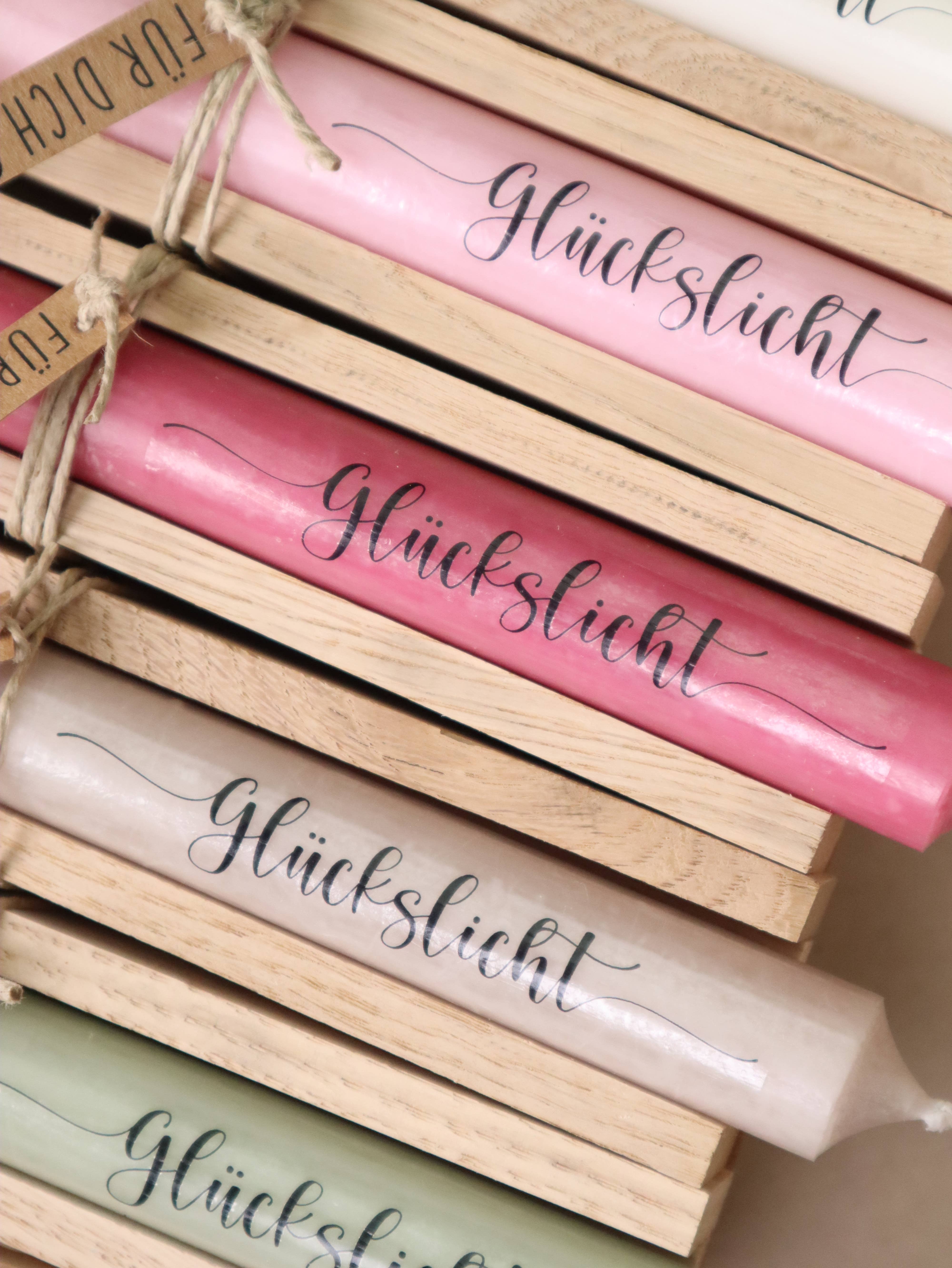 isaMi - Wholesale Tapered Candle/Candlestick - “Glückslicht” candle - best seller gift | women5