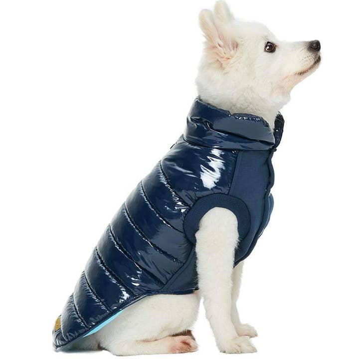 Blueberry Pet - Wholesale Pet Jacket - Dog - Custom-woven& Dyed Puffer Jacket, Flex Chest + Leash Opening20