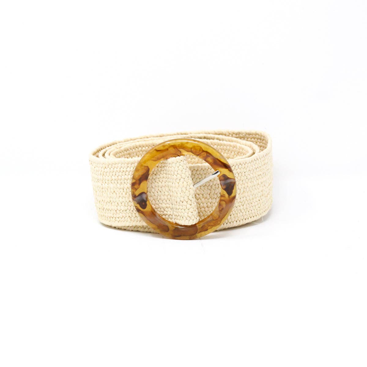 German Fuentes Handbags - Vente Ceinture – femme - CEINTURE ÉLASTIQUE EN RAFFIA AVEC BOUCLE EN RÉSINE10