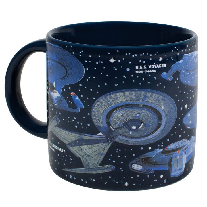 Unemployed Philosophers Guild - Wholesale Coffee Mug - Starships of Star Trek Coffee Mug