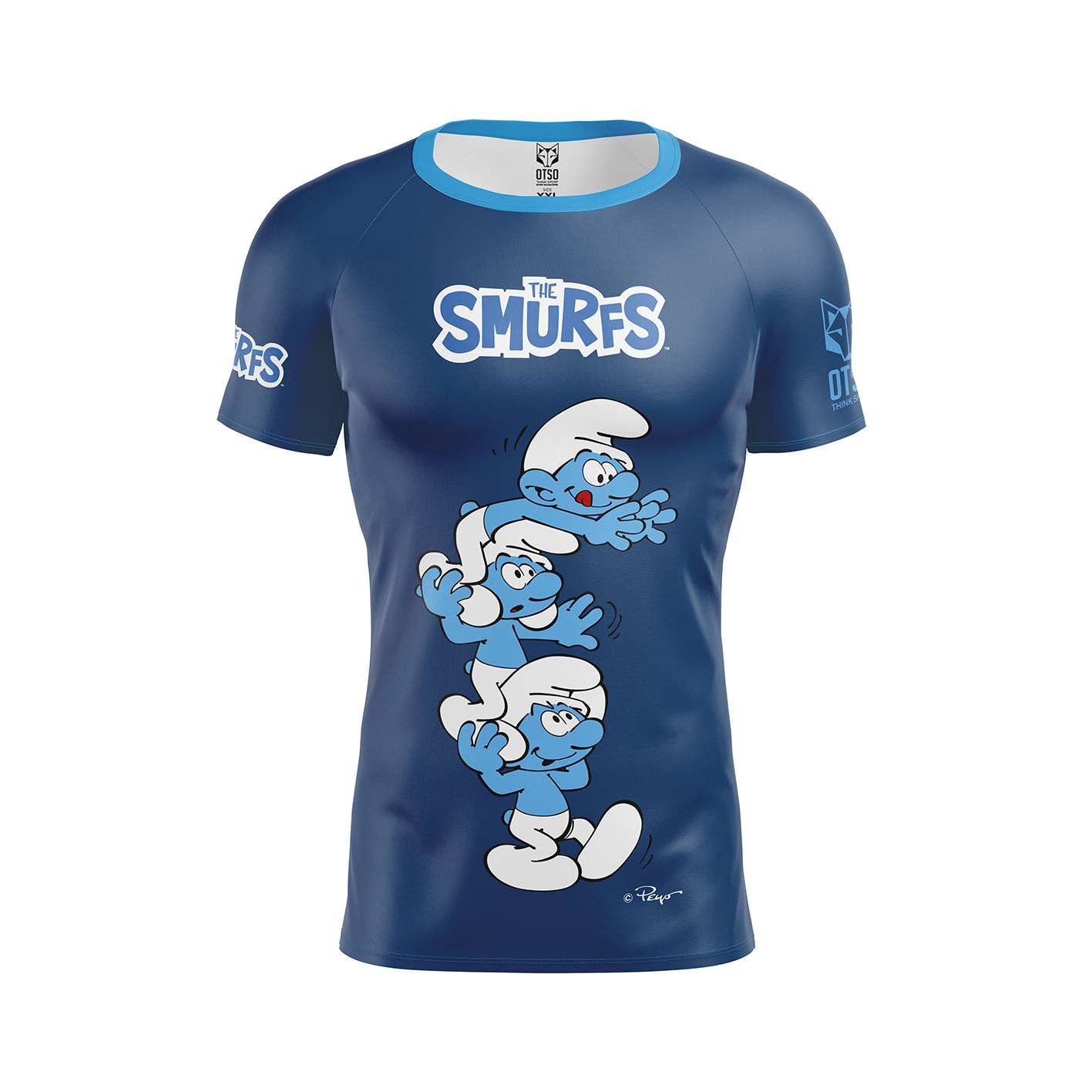 OTSO - Vente T-shirt – homme - T-shirt à manches courtes homme - Smurf Tower0