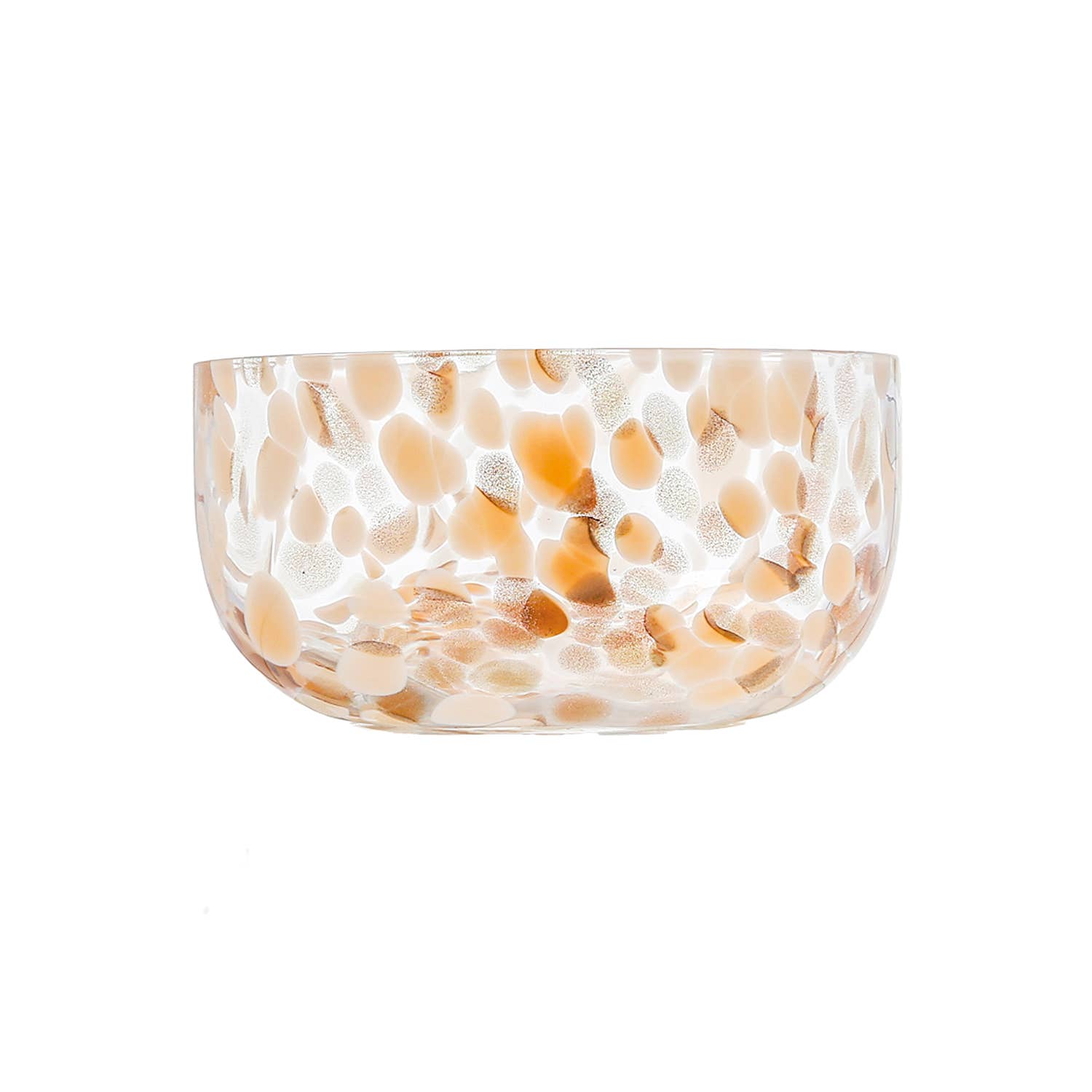 Opjet Paris - Wholesale Serve Bowl - Gold speckled bowl D11 H5.5cm