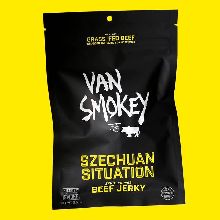 Szechuan Situation Beef Jerky for wholesale by Van Smokey