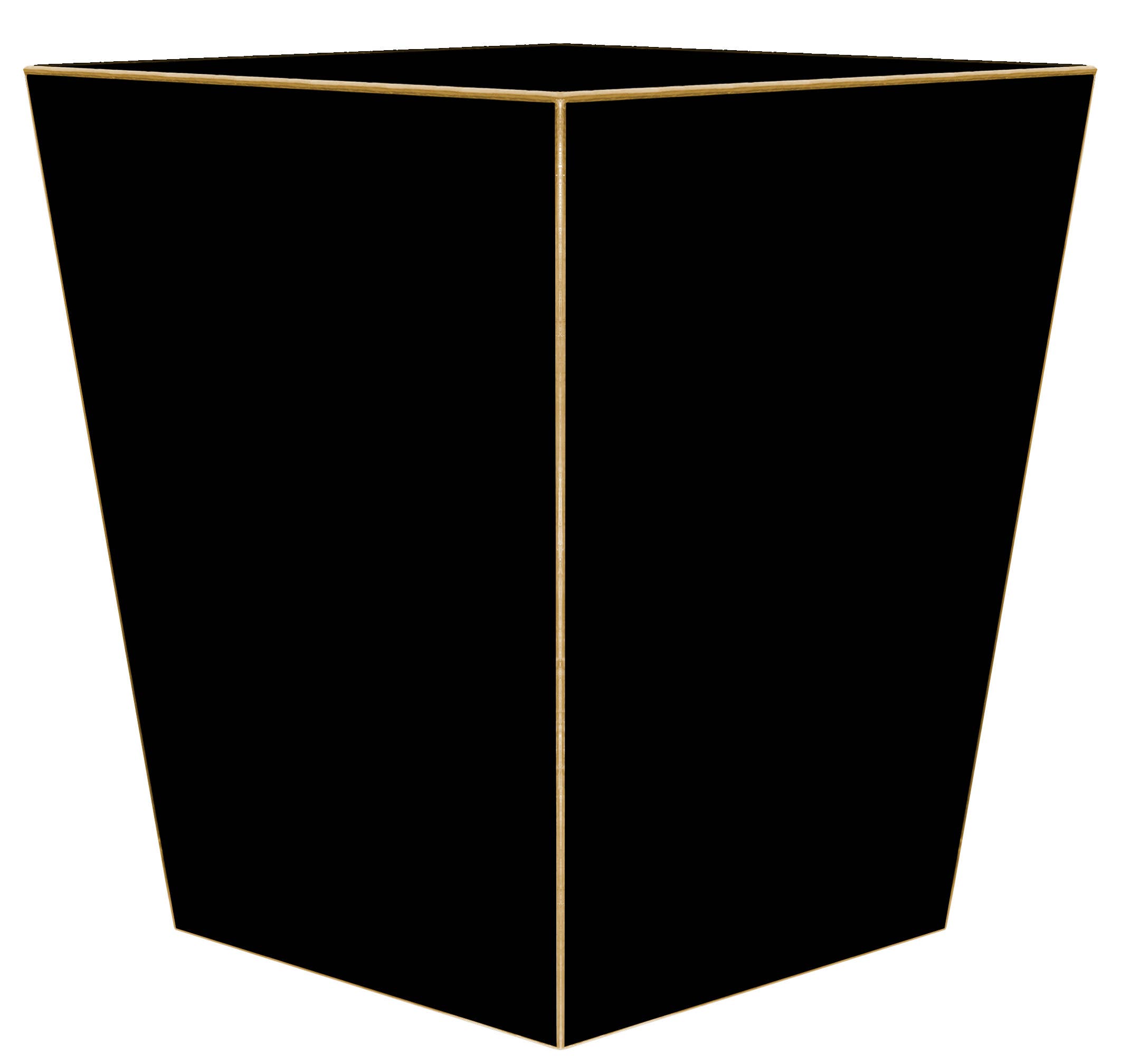 Marye-Kelley – wholesale Rubbish can/Rubbish bin – Plain Black Wastepaper Basket4