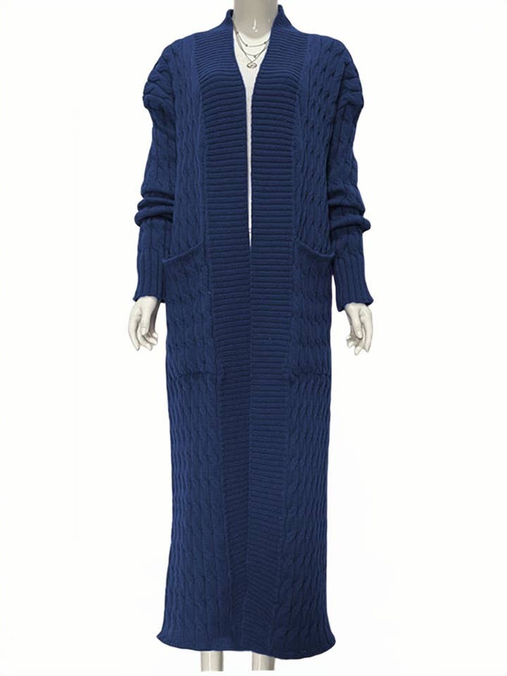 Productseeker - Wholesale Coat - Women's - CT037 Cozy Plus Size Long Knit Sweater Coat15