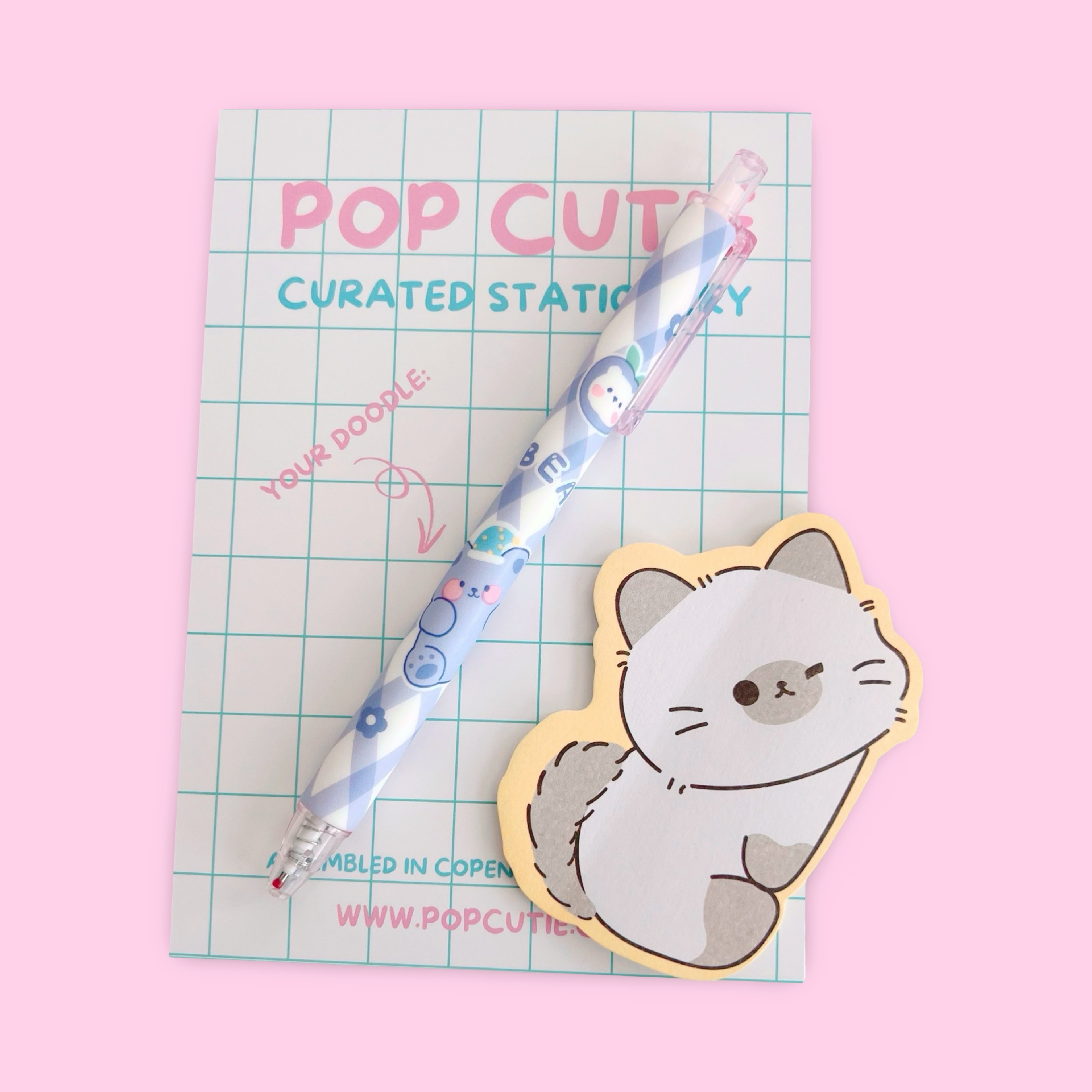 Pop Cutie Accessories & Gifts - Wholesale School Supplies - Kids - Small Pets Stationery Set - Memo Pen - Stocking Stuffers 7