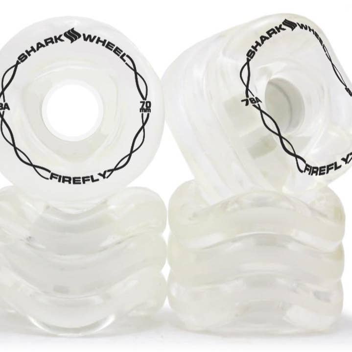Shark Wheel - Wholesale Sporting Accessories - Shark Wheel 70mm, 78a Firefly Light Up Wheels