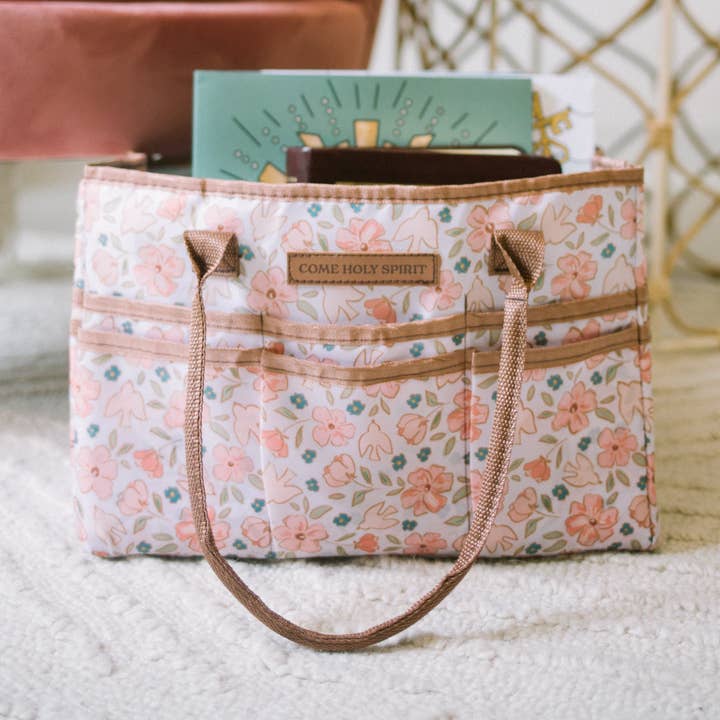 Catholic Prayer Corner Caddy for wholesale by The Little Rose Shop