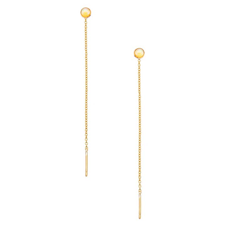 Heather Hawkins - Wholesale Dangle Earrings - Speedway Stud Thread Thru Earrings - 4mm - 14K Gold-Filled2