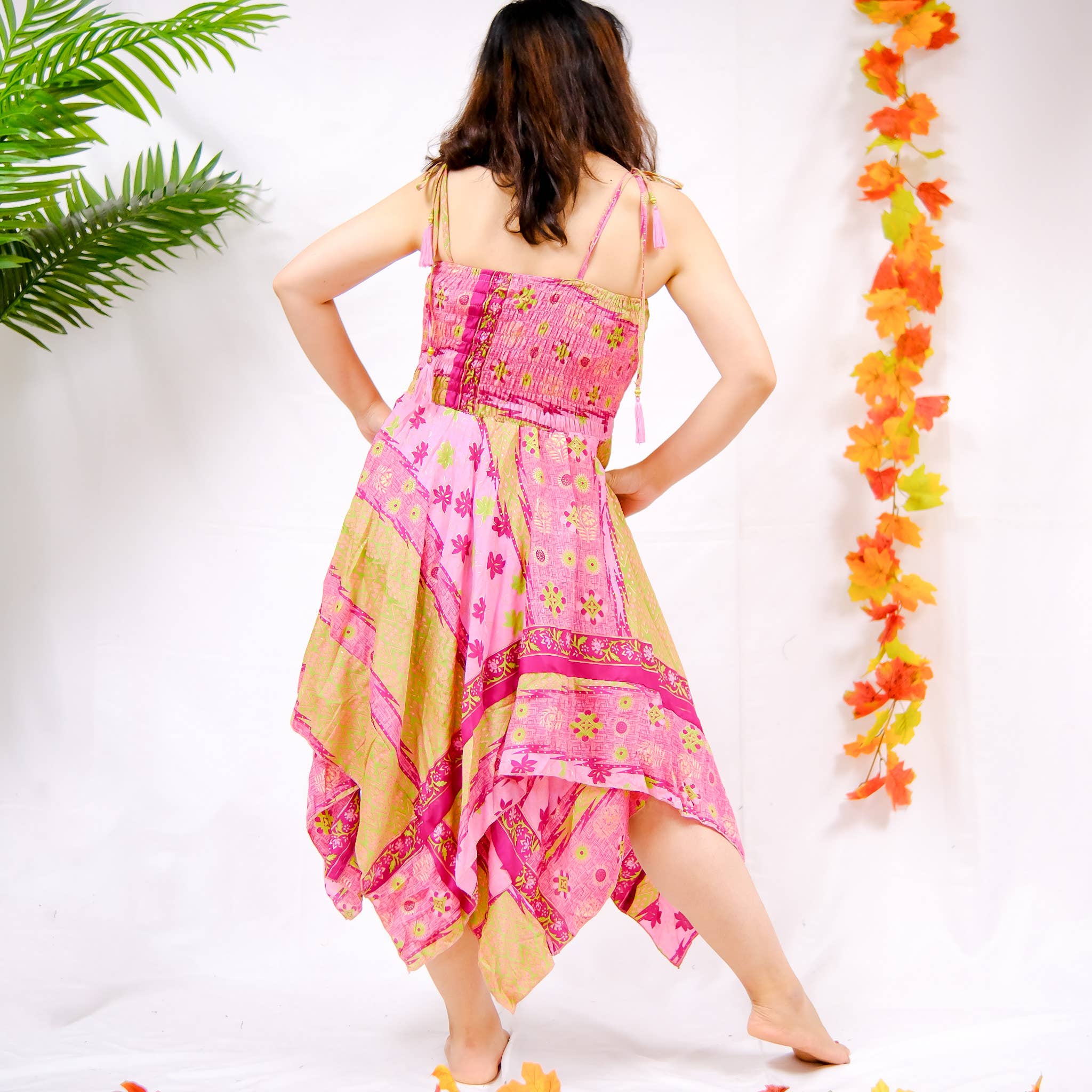 Karma Nepal Crafts – Vestido - Mulher por atacado – Vestido Pixie Boho2