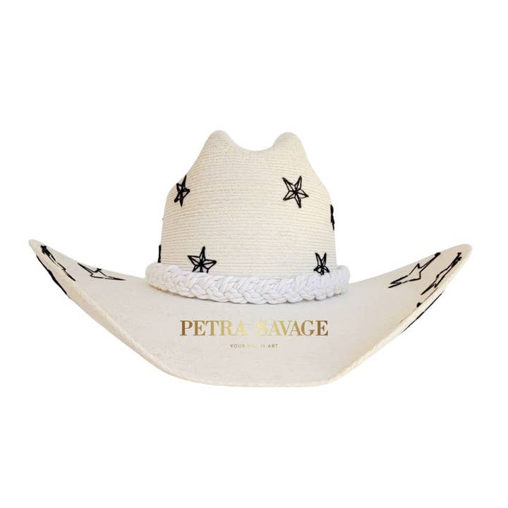 Sigis Straw Cowboy Crown Hat for wholesale by PETRA SAVAGE