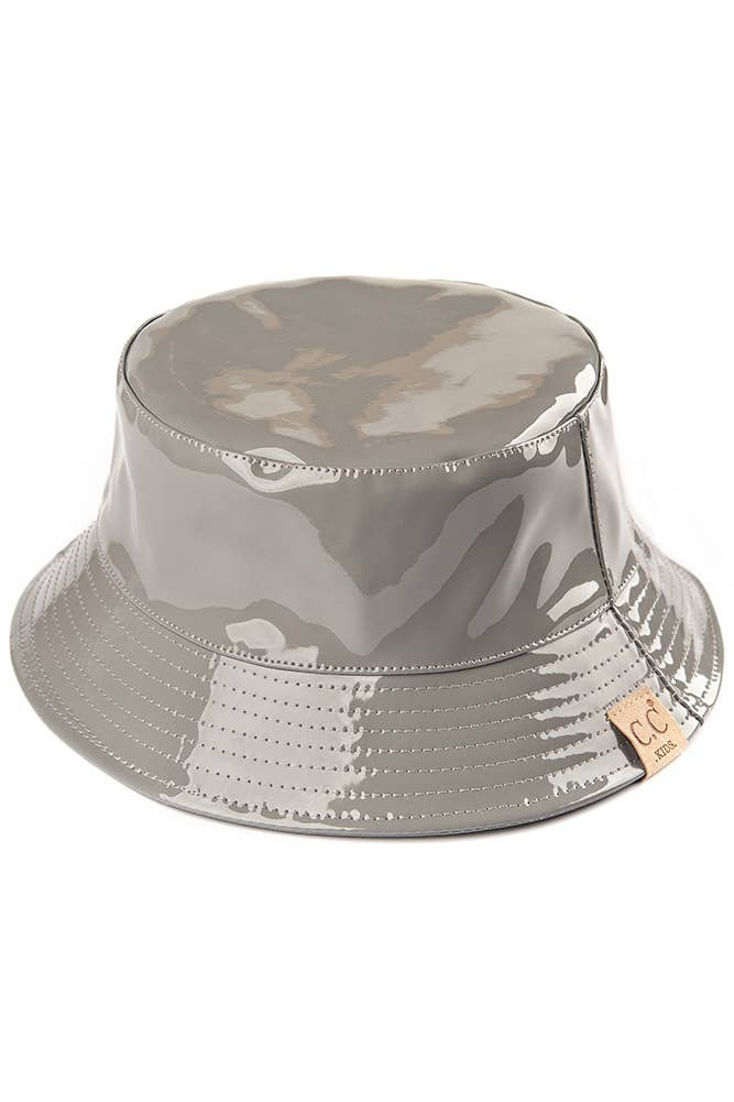 Hana - Wholesale Bucket Hat - Kids - C.C Kids Shiny Rain Bucket Hat0