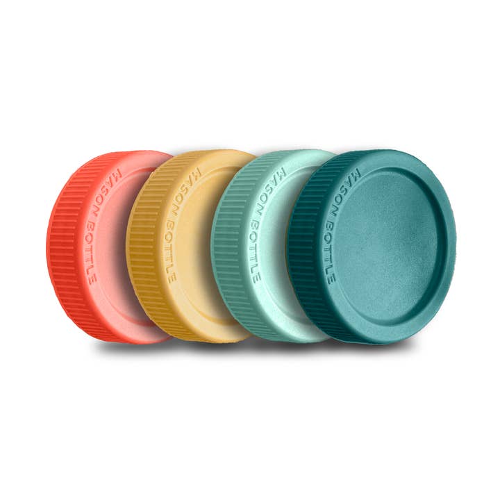Plastic Mason Jar Storage Lids, Single Piece for wholesale by Mason Bottle