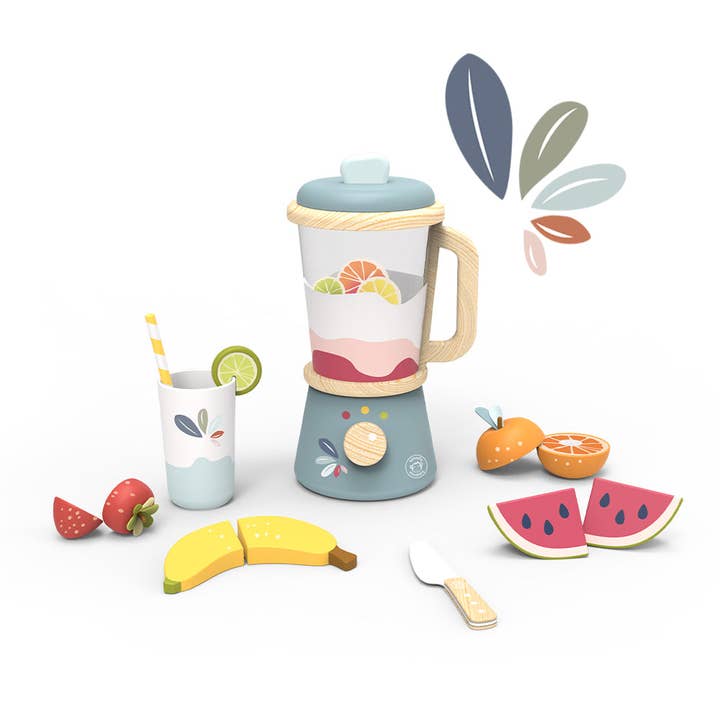 Speedy Monkey - Wholesale Toy Set - Kids - Multicolor Wooden Toy Blender