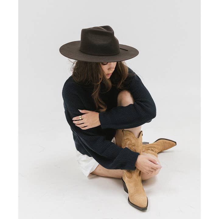 Gigi Pip – Fedora - Mulher por atacado – Emery Teardrop Fedora23