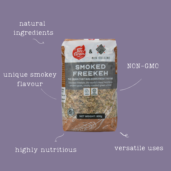 Med Cuisine EU - Wholesale Rice - Smoked Green Freekeh- 800GR1