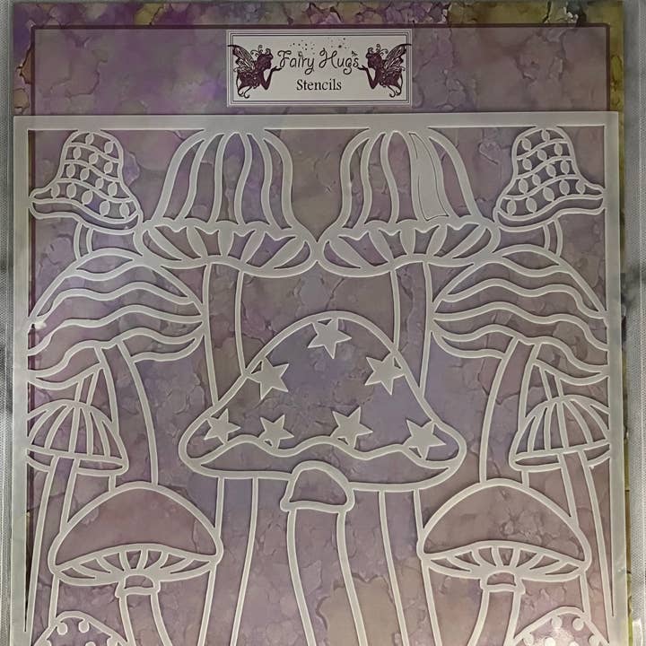 Fairy Hugs - Pochoirs - Champignons magiques pour la vente par Fairy Hugs