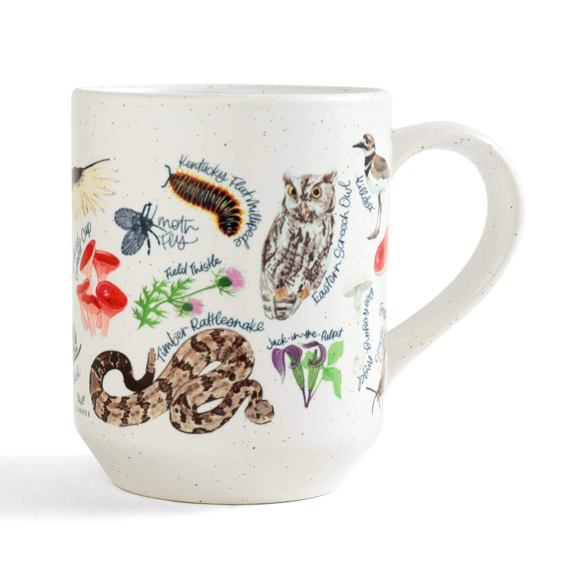 1canoe2 | One Canoe Two Paper Co. - Wholesale Coffee Mug - Midnight Flora & Fauna Ceramic Mug3