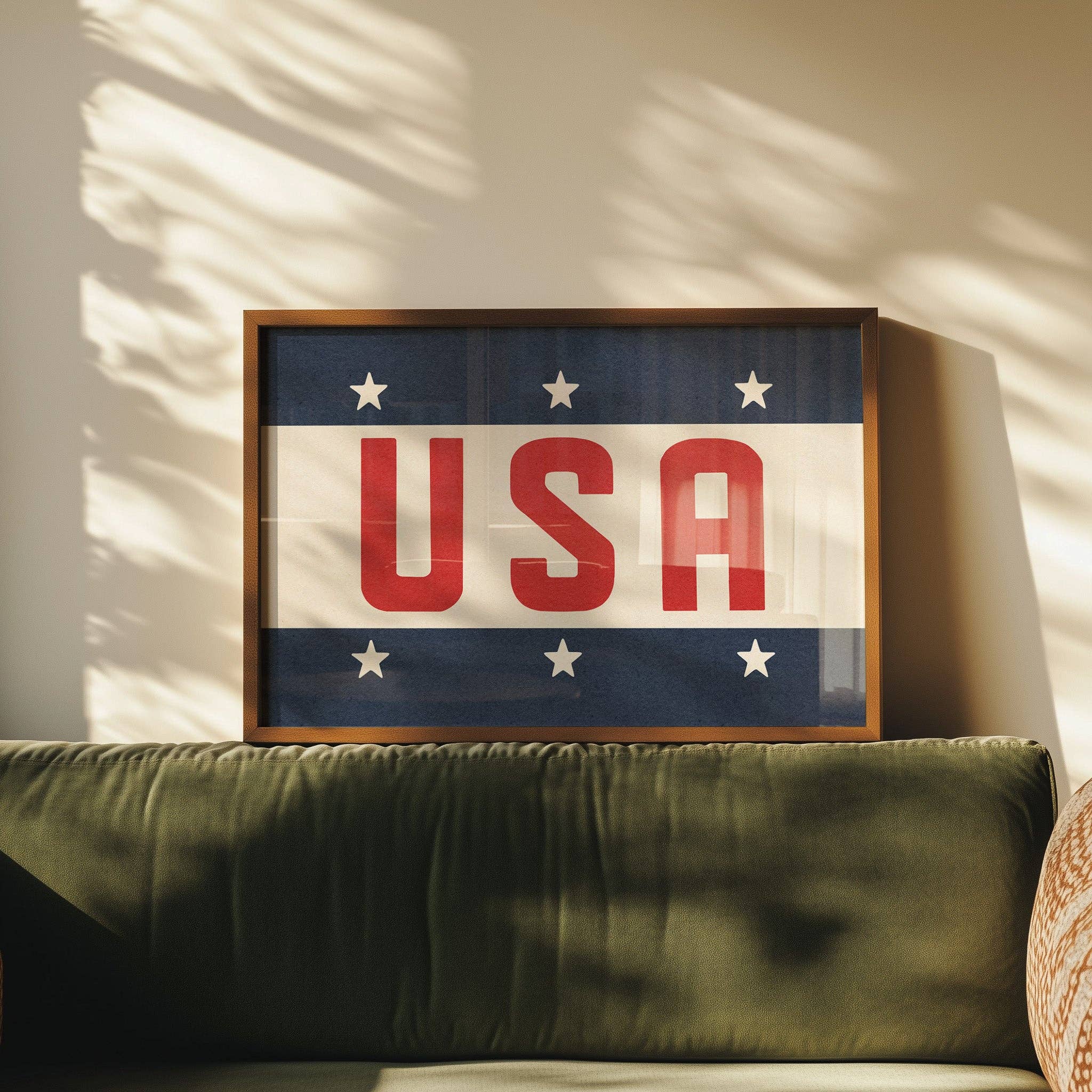 Tejas Country Club - Wholesale Art Print - USA Patriotic Typography Art Print4