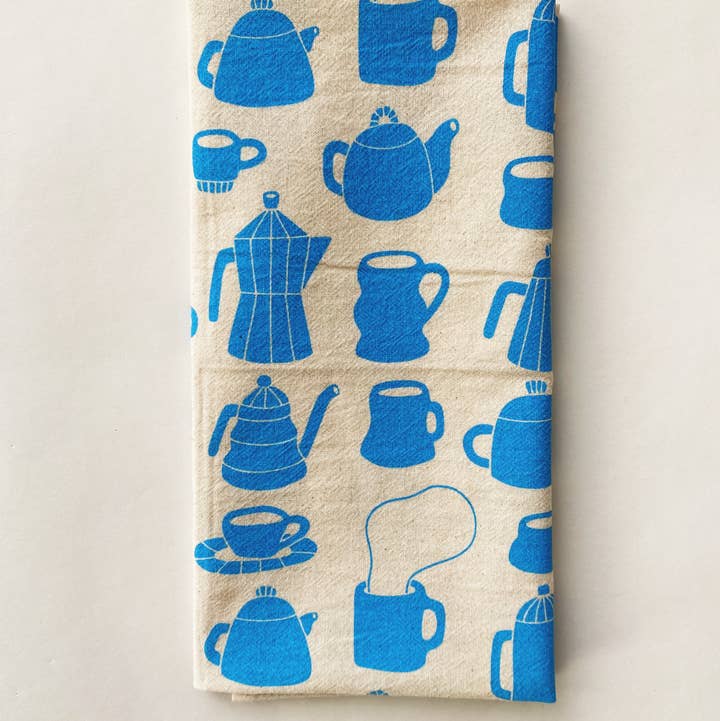 Allison Mckeen Art - Wholesale Tea Towel - tea towel - tea and coffee2